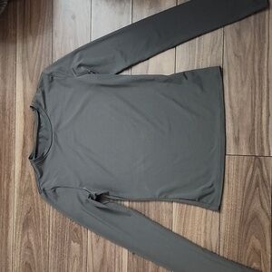 Grey Long Sleeves Tunic Top